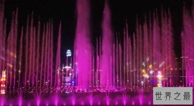 亚洲喷水最高的喷泉,喷水高度达184米