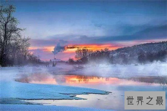 中国最冷的地方,根河零下58摄氏度的河水不会结冰