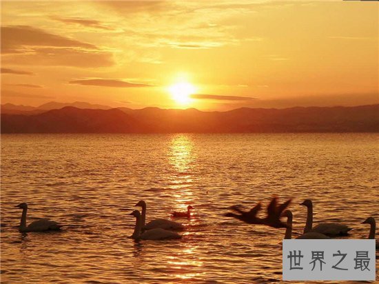 中国最大的淡水湖,与长江相通具有丰富自然资源