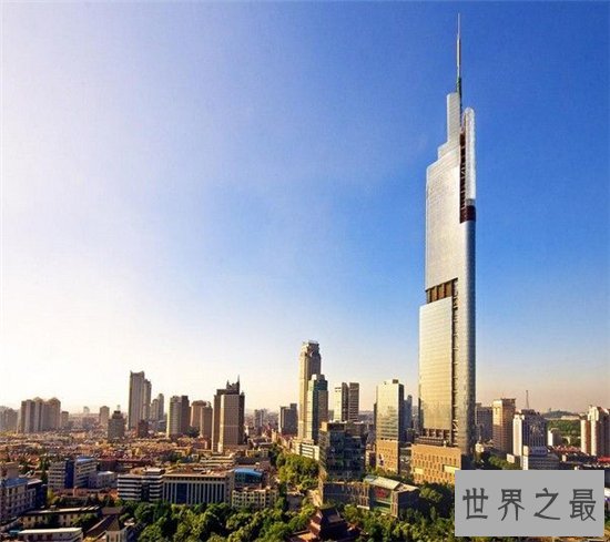 南京十大高楼排名，南京第一竟然高达580米！