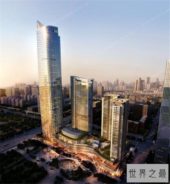南京十大高楼排名，南京第一竟然高达580米！