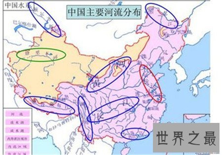 中国河流地图 你都知道哪些中国河流