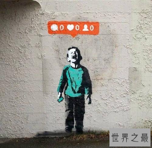 世界十大著名街头艺术作品,班克斯:间谍壁画排第一