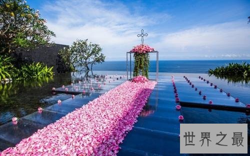 世界十大最美丽的婚礼场地，都是女孩梦想的结婚场地。
