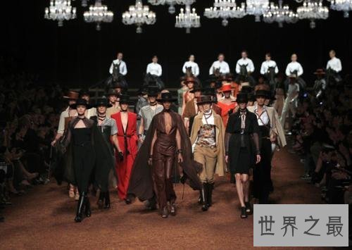 世界十大著名时装周，巴黎时装周等名号你肯定听说过