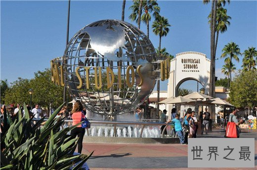 美国十大最受欢迎的主题公园，好莱坞环球影城最受欢迎