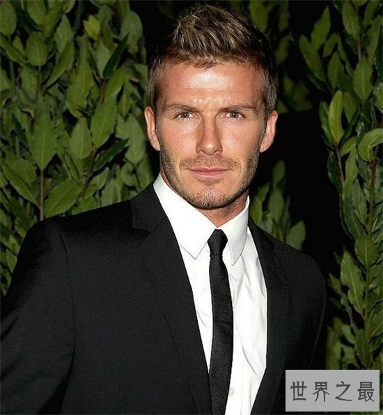 世界上最帅的十个男人,贝克汉姆是多少人的男神?