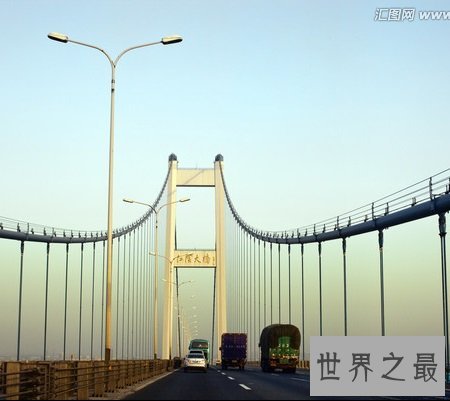 世界十大悬索桥，发达的美国不如发展中的中国
