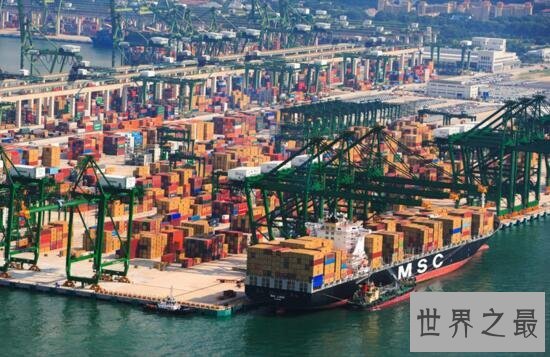 世界十大港口排名2017，中国上榜7个(上海港第一)