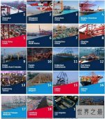 世界十大港口排名2017，中国上榜7个(上海港第一)