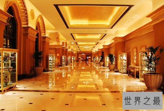 世界上最豪华的酒店，阿布扎比皇宫(唯一八星级酒店)