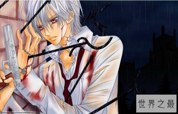 日本十大吸血鬼动漫，吸血鬼骑士满满的代入感(唯美)