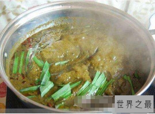 世界十大最恶心的美食，牛粪火锅谁能下的了口(中国的)