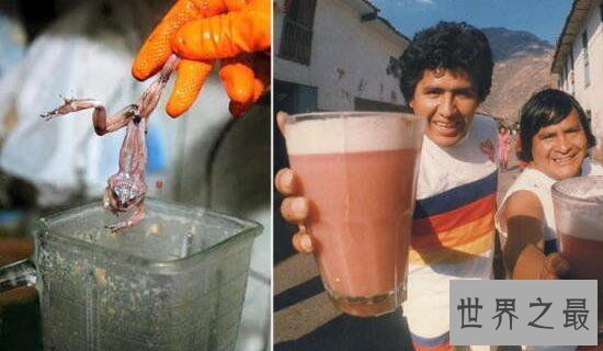 全球十大恶心饮料，公鹿精液青蛙汁(要吐了)