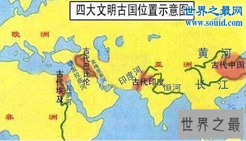 世界四大文明古国是哪四国，中国/巴比伦/埃及/印度
