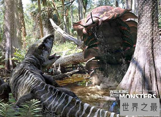 远古灭绝的十大神兽,长3米的远古巨型蜈蚣