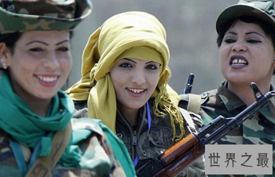 世界十大最漂亮的女保镖,卡扎菲的美女保镖军团