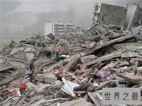 中国十大地震，地震面前生命是多么脆弱