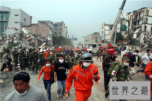 中国十大地震，地震面前生命是多么脆弱