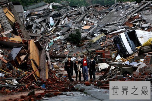 中国十大地震，地震面前生命是多么脆弱