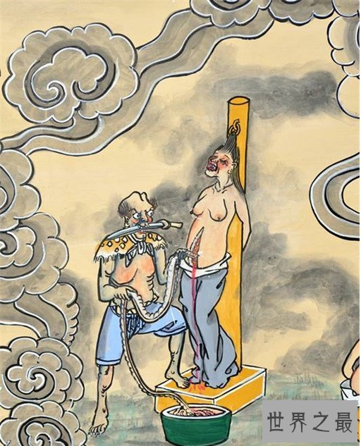 中国古代十大酷刑，铁钩抽肠（胆小勿入）