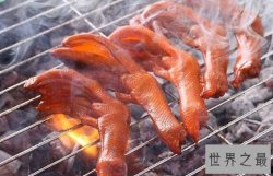 中国十大禁菜之烤鸭掌，活鸭在炙热铁板上跳舞至烤熟