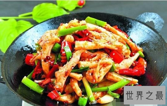 中国十大禁菜之脆鹅肠，从活鹅肛门扯出肠子做菜