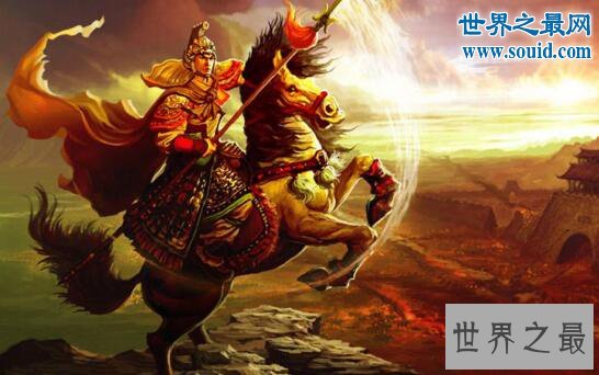 三国武将排名,吕布最强(张飞仅排第八)