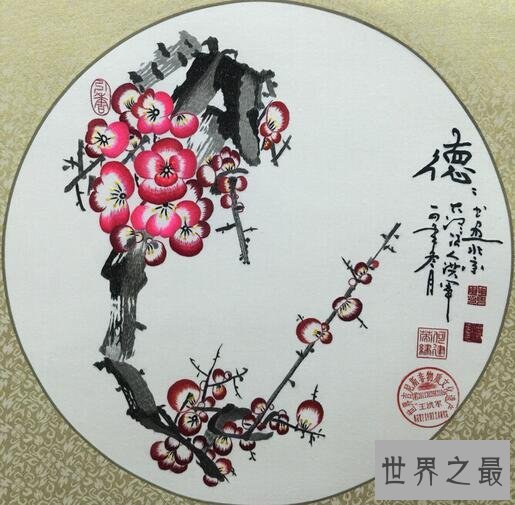 中国四大名绣是指，苏绣/湘绣/蜀绣/粤绣(解析区别)