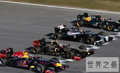 世界一级方程式锦标赛,f1赛车最高时速达了350km/h
