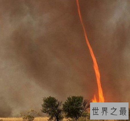 世界最强燃烧龙卷风,核心温度高达1090℃