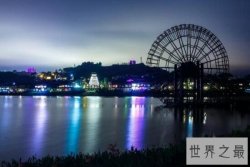世界上最大的水车，东湖大水车直径26.08米