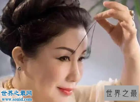 世界上最长的睫毛,美女尤建霞睫毛长12.4厘米