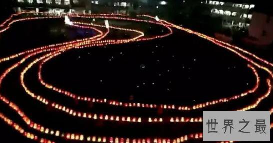 世界上最长的板桥龙灯，长达1543米(元宵龙灯)