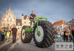 世界上最重的自行车，重达860公斤(长5.04米)