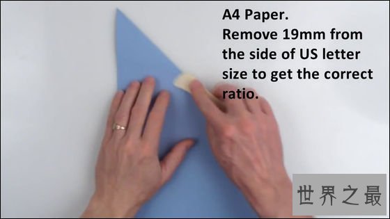 飞的最远的纸飞机，苏珊纸飞机69.14米(附折法)