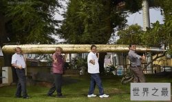 世界上最大的圆珠笔，长度达5.5米