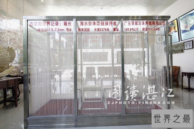 世界上最长的珍珠项链,2000多米长