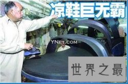 世界上最大的凉鞋