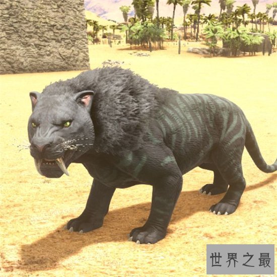 异剑齿虎已经灭绝,曾是两种猫科动物的结合