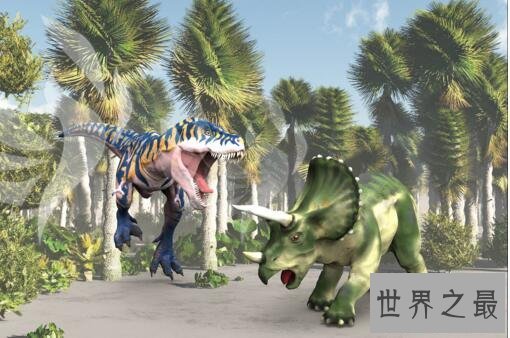 地球最强的食草恐龙，三角龙(霸王龙也需退避三舍)