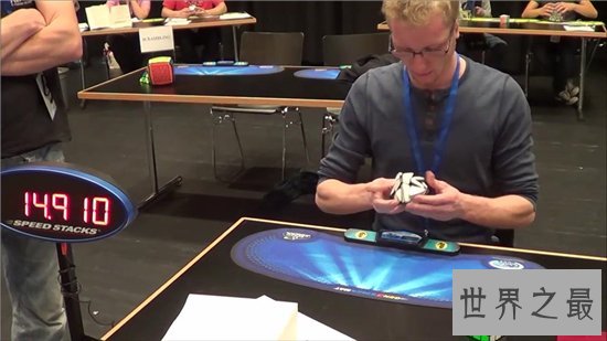 魔方世界纪录,仅4.22秒还原魔方!