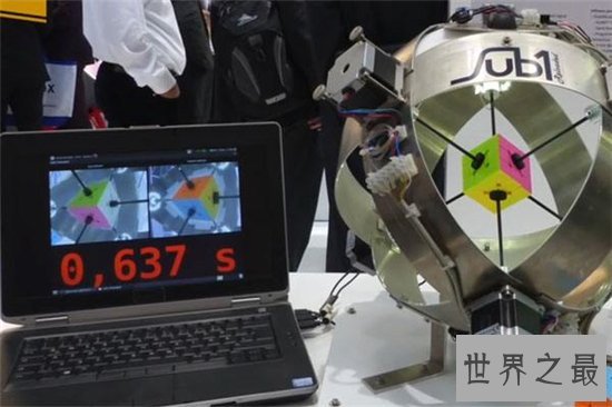魔方世界纪录,仅4.22秒还原魔方!