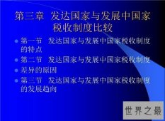 盘点发达国家标准 发展迅速的中国离该标准还有很大的差距