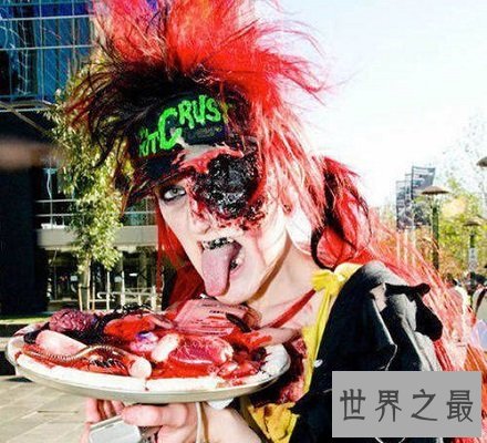 墨尔本僵尸节 全城僵尸重口味场面胆小勿入！