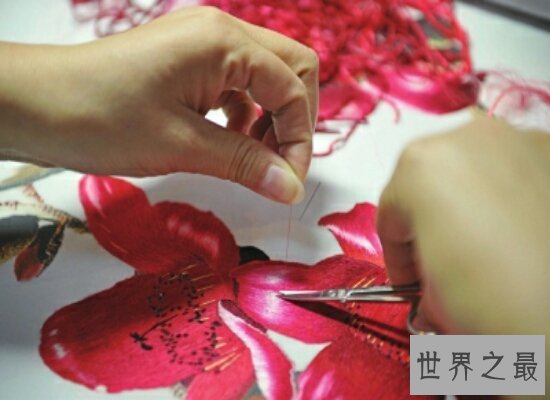 我国四大名绣历史源远流长 每一个都有着自己的艺术特点