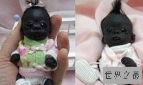 世界上最黑的孩子，全身上下都是黑的，连眼睛都是黑的