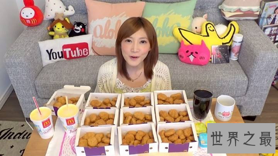 最逆天日本大胃王 竟是个可爱娇小的小女生