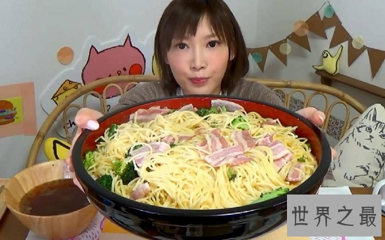 最逆天日本大胃王 竟是个可爱娇小的小女生