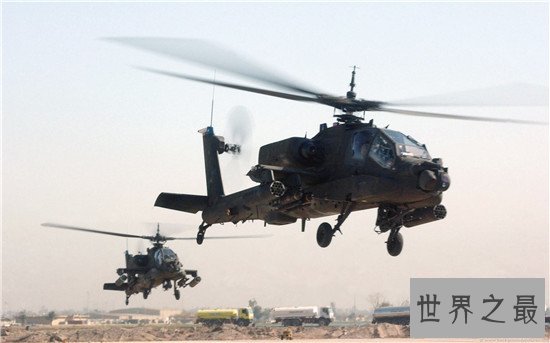 世界第一直升机阿帕奇武装直升机 战场上抢走所有武器风头